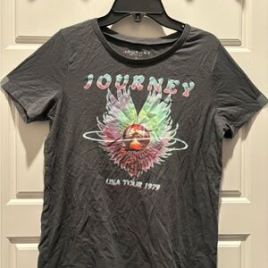 Journey Band 1977 USA Tour Graphic T-Shirt
